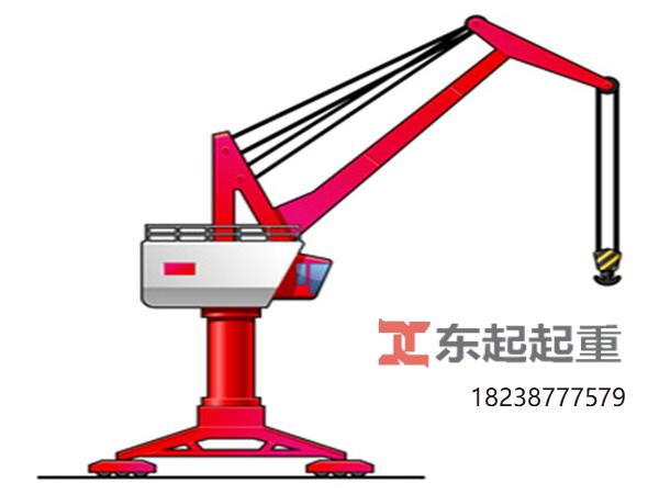 转柱式门座起重机的结构特点 门座式起重机销售厂家