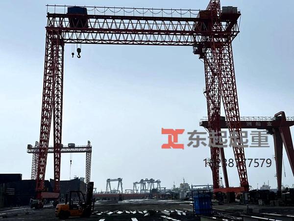 造船门机大件吊装拆卸稳定核心管控